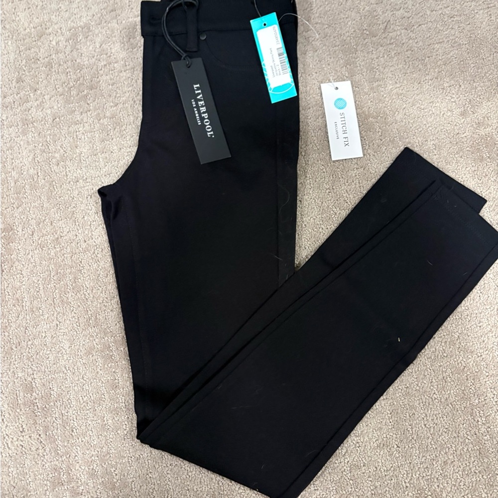 Liverpool Black Jacqueline Skinny Pants size 2